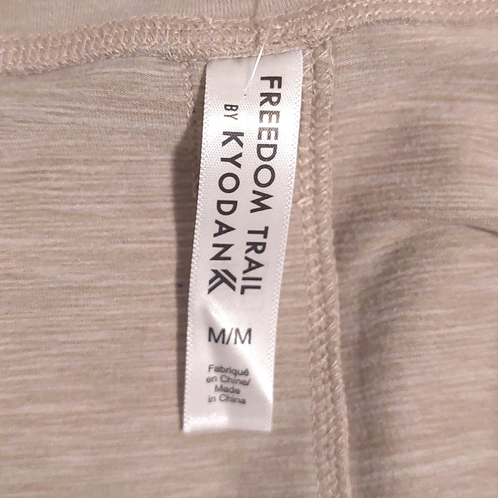 📣 Kyodan Women's Oatmeal Short Sleeved Drawstring Soft Midi Dress NWT Size M - Picture 8 of 10